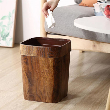 Wooden Grain Trash Can - wnkrs