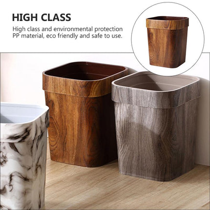 Wooden Grain Trash Can - wnkrs