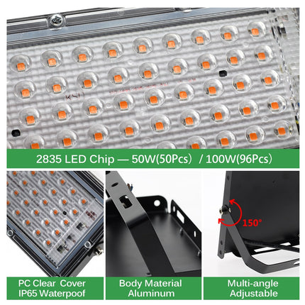 50W / 100W LED Hydroponics Lamp - wnkrs