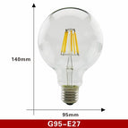 g95-e27 / 8w / blanco cálido