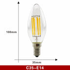 c35-e14 / 2w / blanco cálido