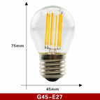 g45-e27 / 6w / blanco cálido