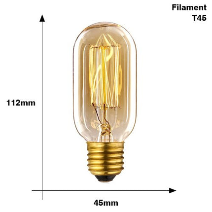 Retro Style Edison Filament E27 Bulb - Wnkrs