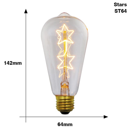 Retro Style Edison Filament E27 Bulb - Wnkrs