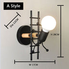 escalada-negro / bombilla-led-blanca-fría