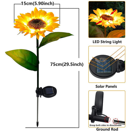 Waterproof Sunflower Garden Light - wnkrs