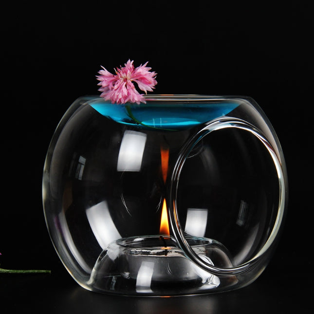 Transparent Glass Sphere Aroma Lamp - wnkrs