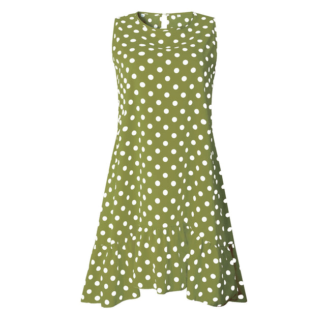 Women's Polka Dot Chiffon Dress - wnkrs