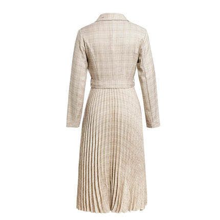 Vintage Plaid Work Dress for Women - wnkrs
