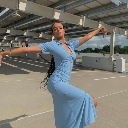 Elegant Summer Shirt Dress - wnkrs