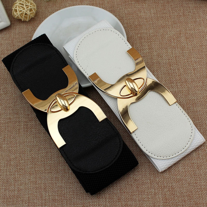 Women's Korean Style Elastic Wide Belt
