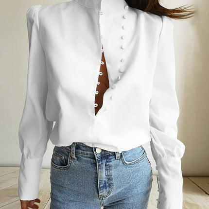 Elegant Turtleneck Blouse for Women - Wnkrs