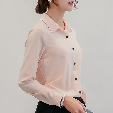 Women's Chiffon Office Shirt - Wnkrs