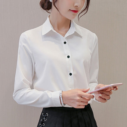 Women's Chiffon Office Shirt - Wnkrs