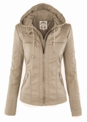 Women's PU Leather Jacket - Wnkrs