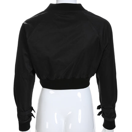 Cropped Bomber Jacket for Women - Wnkrs