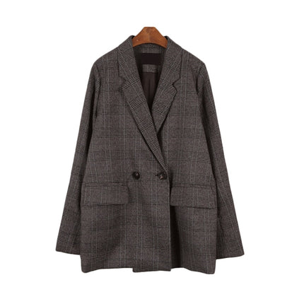 Women's Plaid Blazer - Wnkrs