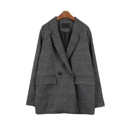 Women's Plaid Blazer - Wnkrs