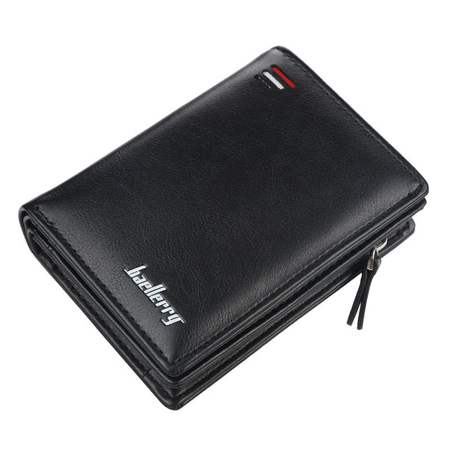 Men's Short Leather Wallet - Wnkrs
