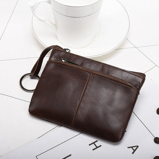 Men's Genuine Leather Short Wallet - Wnkrs