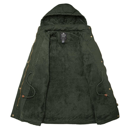 Women's Winter Parka with Removable Hood - Wnkrs