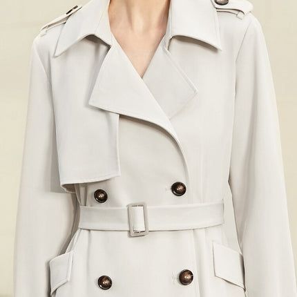 Double Breasted Trench Coat for Women - Wnkrs