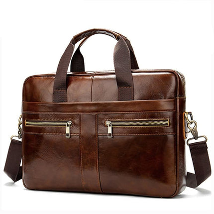 Men's Genuine Leather Briefcase - Wnkrs