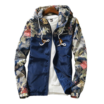 Women's Hooded Ploral Printed Down Jacket - Wnkrs