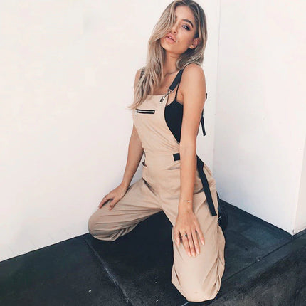 Women's Sleeveless Adjusted Strap Jumpsuit - Wnkrs