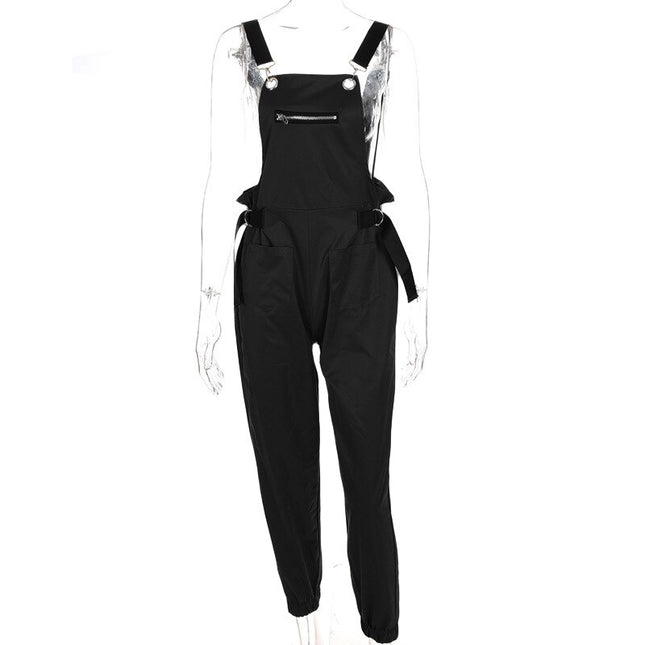 Women's Sleeveless Adjusted Strap Jumpsuit - Wnkrs