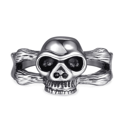 Men's Black Filled Silver Resin Ring - Wnkrs