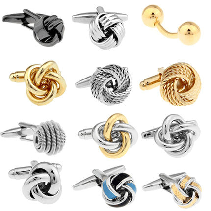 Men's Unique Rope Illusion Cufflinks - Wnkrs