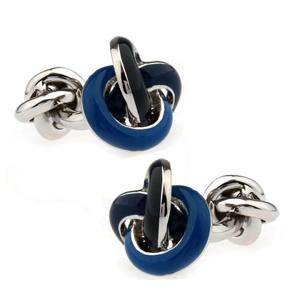 Men's Unique Rope Illusion Cufflinks - Wnkrs