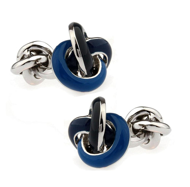 Men's Unique Rope Illusion Cufflinks - Wnkrs