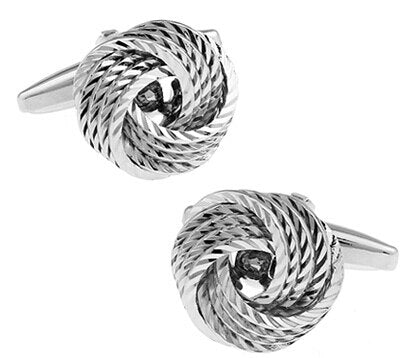 Men's Unique Rope Illusion Cufflinks - Wnkrs