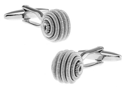 Men's Unique Rope Illusion Cufflinks - Wnkrs