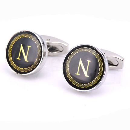 Litera Printed Men's Cufflinks - Wnkrs