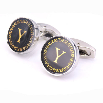 Litera Printed Men's Cufflinks - Wnkrs