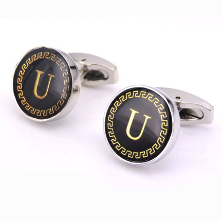 Litera Printed Men's Cufflinks - Wnkrs