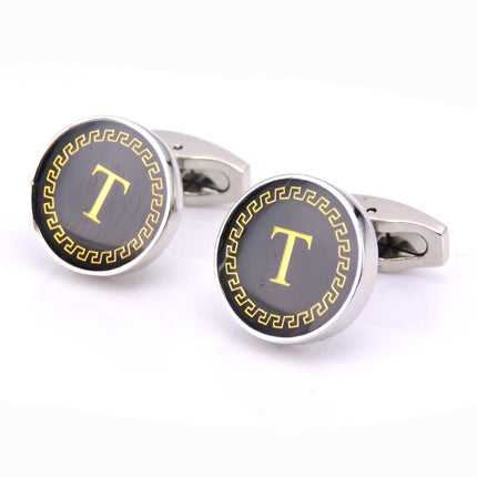 Litera Printed Men's Cufflinks - Wnkrs