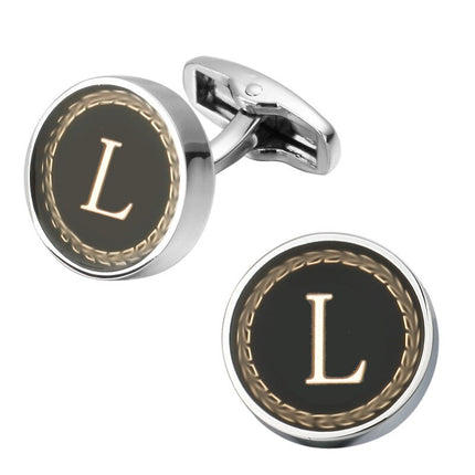 Litera Printed Men's Cufflinks - Wnkrs