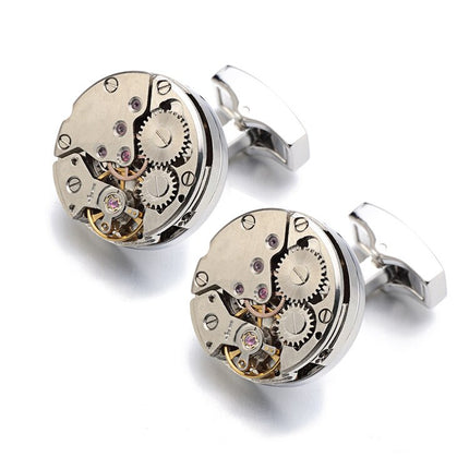 Men's Multicoloured Stainless Steel Cufflinks - Wnkrs