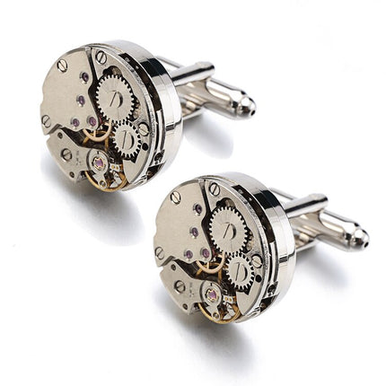 Men's Multicoloured Stainless Steel Cufflinks - Wnkrs