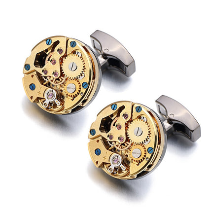 Men's Multicoloured Stainless Steel Cufflinks - Wnkrs