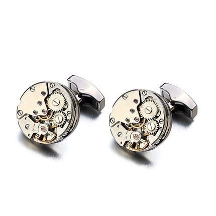 Men's Multicoloured Stainless Steel Cufflinks - Wnkrs