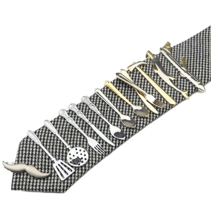 Men's Stainless Silver Tie Clip - Wnkrs