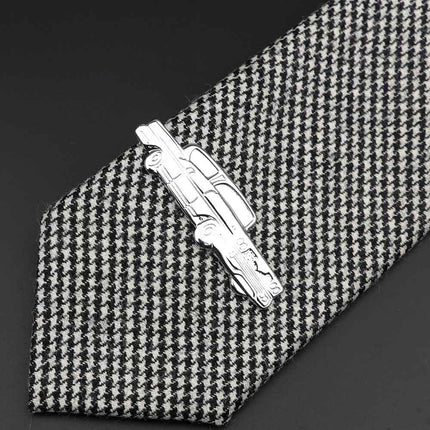 Men's Stainless Silver Tie Clip - Wnkrs