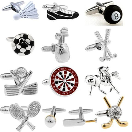 Funny Men's Sport Themed Cufflinks - Wnkrs