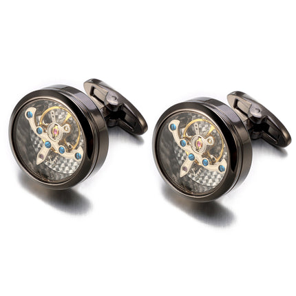 Men's Solid Multicoloured Cufflinks - Wnkrs