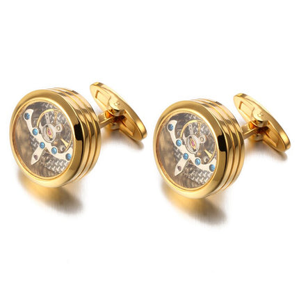 Men's Solid Multicoloured Cufflinks - Wnkrs